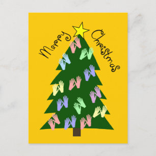 Massage Therapy MERRY CHRISTMAS Ohrts Feiertagspostkarte
