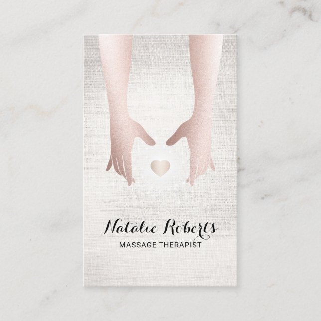 Massage Therapy Reiki Energy Healing WELLNESS-CENT Visitenkarte (Vorderseite)