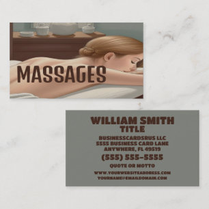 Massage Visitenkarte