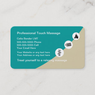 Massage Visitenkarten Visitenkarte