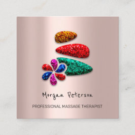Massage Wellness-Center Wellness Blume Rose Logo S Terminkarte