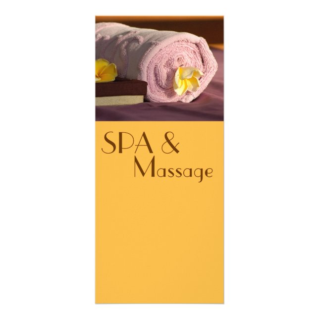 Massage Werbekarte (Vorne)