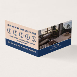 Massageliegen, Massagetherapeut, Loyalität des Hau Visitenkarten