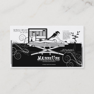 Massageraum/Therapeut/Masseuse-Visitenkarte Terminkarte