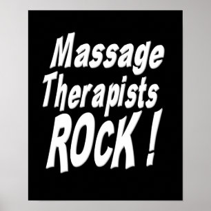 Massages Thérapistes Rock! Impression de l'affiche