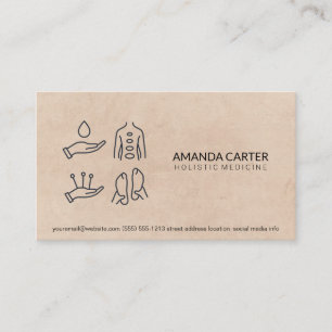 Massagetherapeut   Akupunktur Visitenkarte