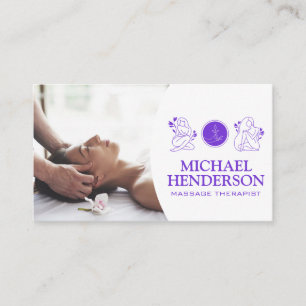Massagetherapeut   Beauty Health Logo Visitenkarte