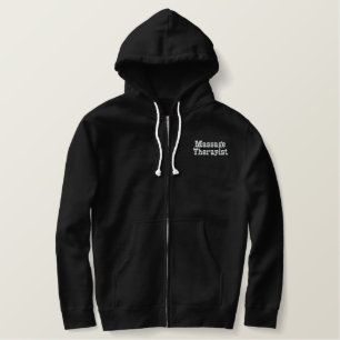 Massagetherapeut Bestickter Hoodie