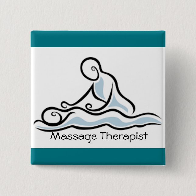 Massagetherapeut Button (Vorderseite)