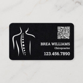 Massagetherapeut für Chiropraktor Custom QR Visitenkarte
