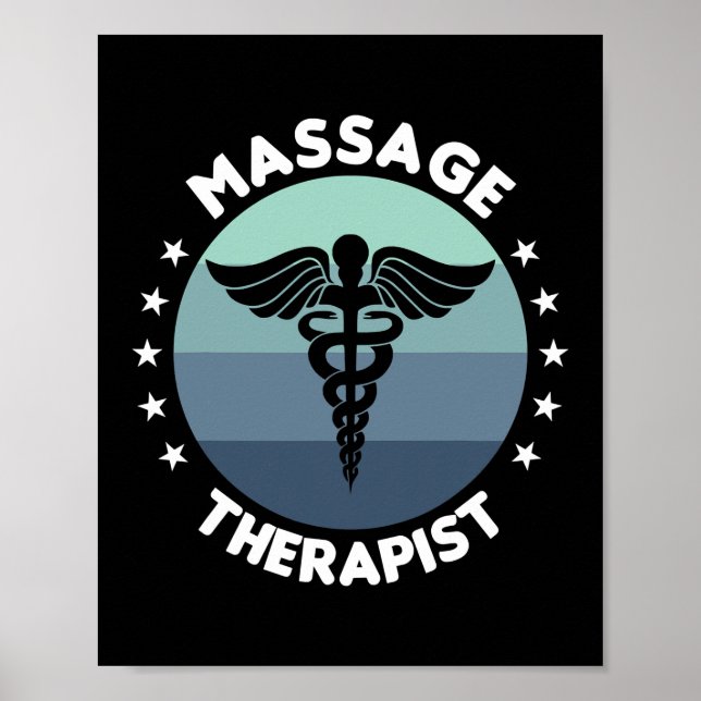Massagetherapeut Gesundheit Poster (Vorne)