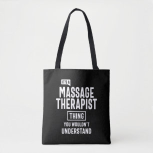 Massagetherapeut Job Title Gift Tasche