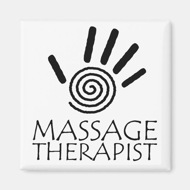 Massagetherapeut Magnet (Vorne)