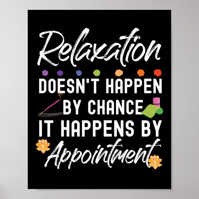 Massagetherapeut Massage Therapie Entspannung Poster (Vorne)