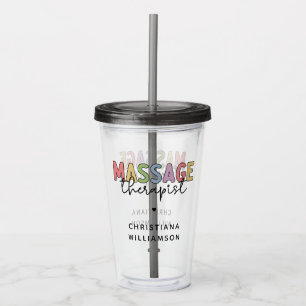 Massagetherapeut   Massagetherapeutika Geschenke Acryltrinkbecher