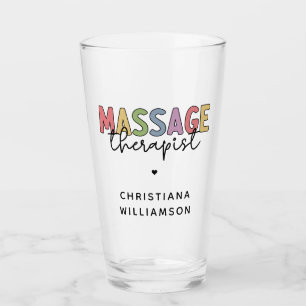Massagetherapeut   Massagetherapeutika Geschenke Glas