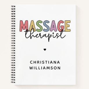Massagetherapeut Massagetherapeutika Geschenke Notizbuch