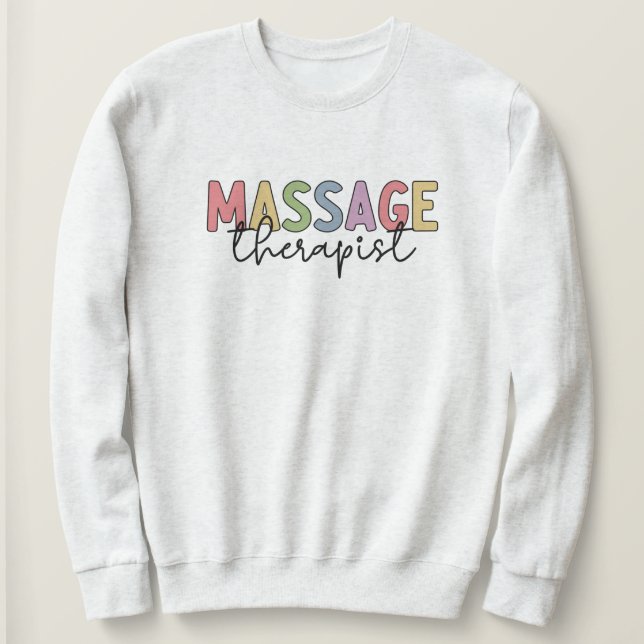 Massagetherapeut | Massagetherapeutika Geschenke Sweatshirt (Design vorne)