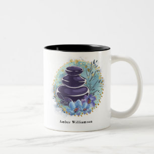 Massagetherapeut Salon Wellness-Center Stylist Zen Zweifarbige Tasse