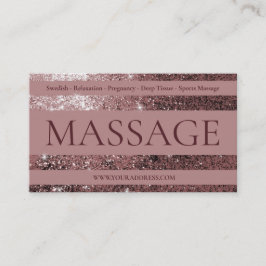 Massagetherapeut Schwedische Pränatale Körperheilu Visitenkarte