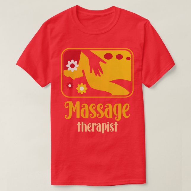 Massagetherapeut T-Shirt (Design vorne)