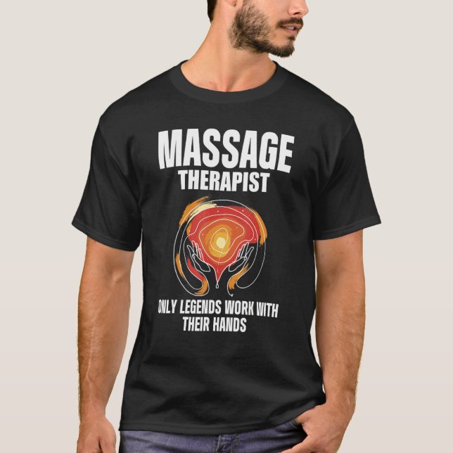 Massagetherapeut T-Shirt (Vorderseite)