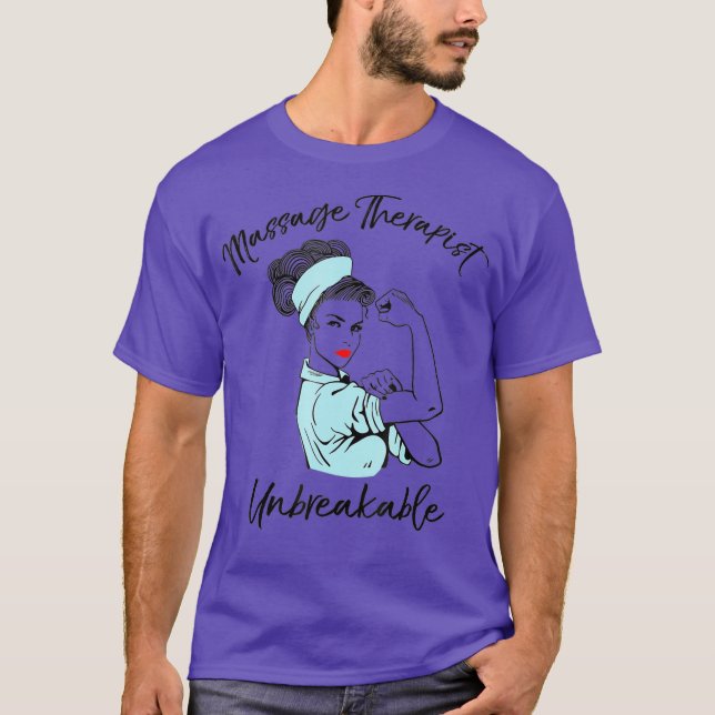 Massagetherapeut unzerbrechliche Massagetherapie T-Shirt (Vorderseite)