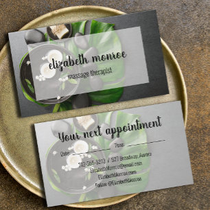 Massagetherapeut Wellness-Center Terminkarte