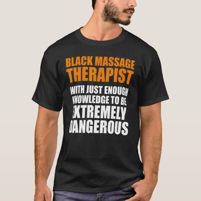Massagetherapeut Wellness Therapie 9 T-Shirt (Vorderseite)