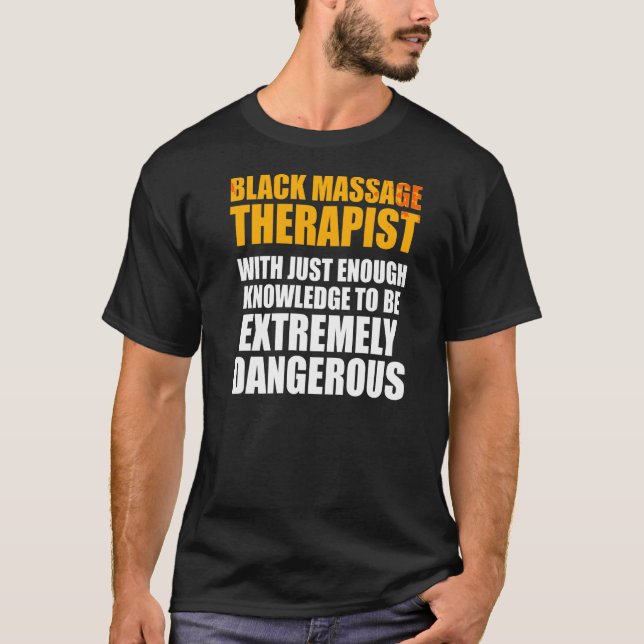 Massagetherapeut Wellness Therapie T-Shirt (Vorderseite)