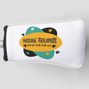 Massagetherapeuten Hände Rub farbenfroh Golf Headcover