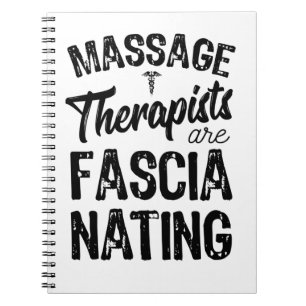 Massagetherapeuten sind faszinierend notizblock