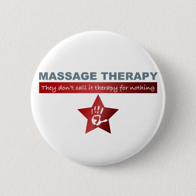 Massagetherapie in Ruby Red Button (Vorderseite)