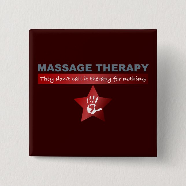 Massagetherapie in Ruby Red Button (Vorderseite)
