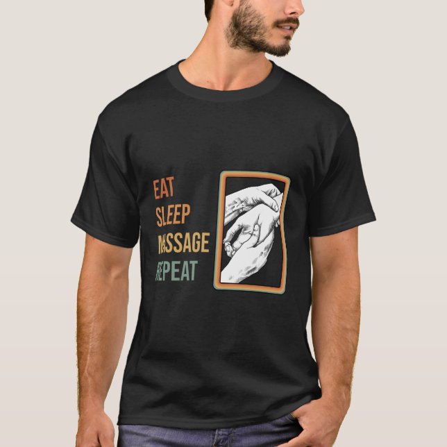 Massagetherapie Routine Massage Therapist T-Shirt (Vorderseite)