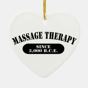 Massagetherapie seit 3000 v. Chr. Keramikornament