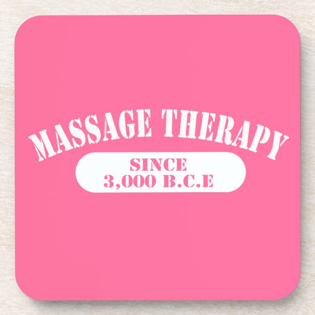 Massagetherapie seit 3.000 v.Chr. Untersetzer (Vorderseite)
