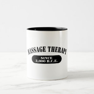 Massagetherapie seit 3.000 v.Chr. Zweifarbige Tasse