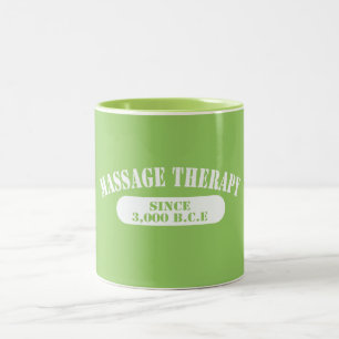 Massagetherapie seit 3.000 v.Chr. Zweifarbige Tasse