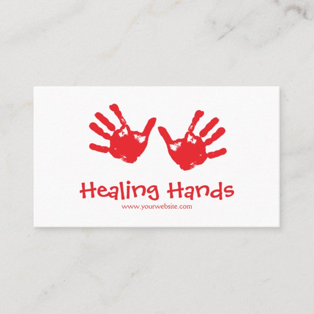 Massagetherapie Visitenkarte (Vorderseite)