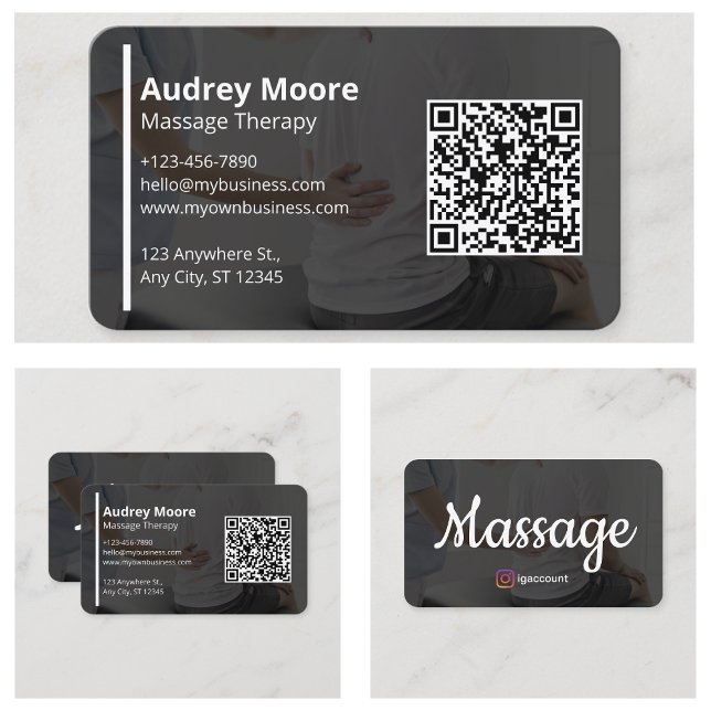 Massagetherapie Vorlagen Holistische Wellness Reik Visitenkarte (Massage Therapy Templates Holistic Wellness Reiki Business Card
)