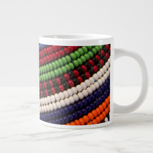 Massai Tribal Beat Pattern Jumbo-Tasse