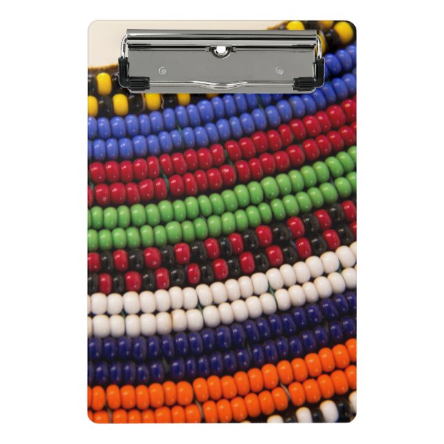 Massai Tribal Beat Pattern Mini Klemmbrett (Vorderseite)