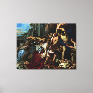 Massaker der Unschuldige durch Peter Paul Rubens Leinwanddruck