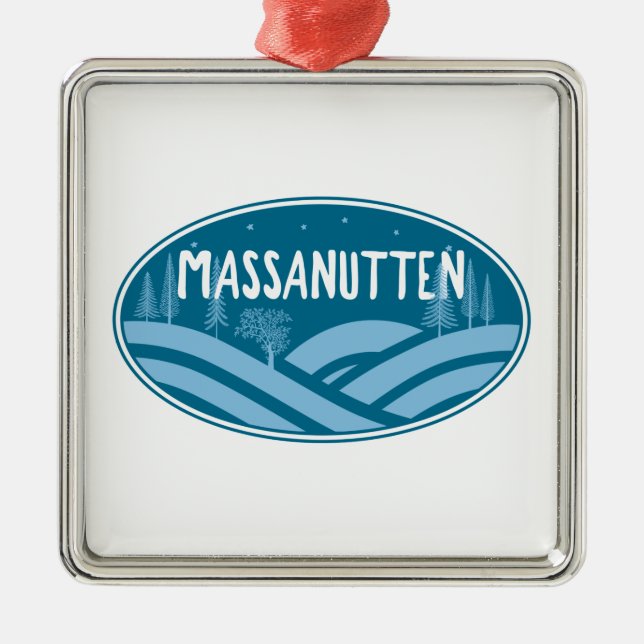 Massanutten Resort Virginia Außenbereich Ornament Aus Metall (Vorne)