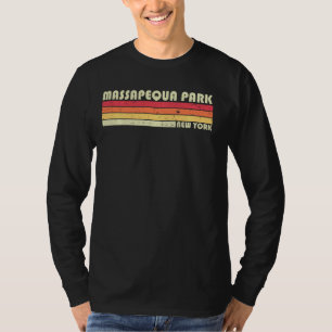 Massapequa Park Ny New York City Zuhause Roots Ret T-Shirt