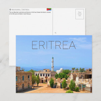 Massawa, Eritrea Reise-Postkarte Postkarte
