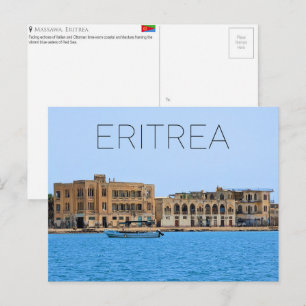 Massawa-Küste, Eritrea Reise-Postkarte Postkarte