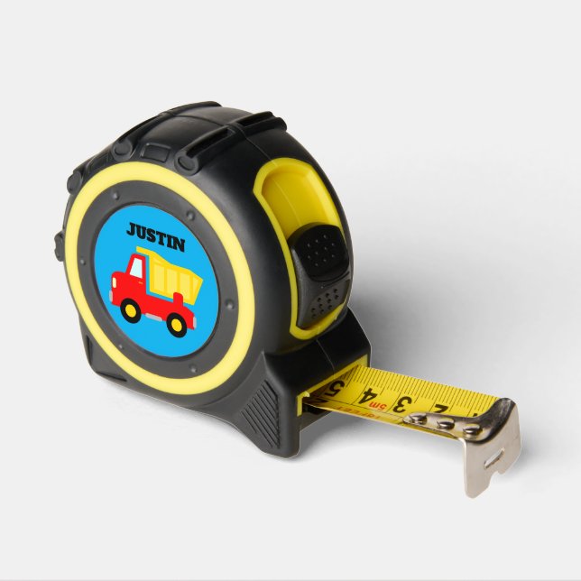 Maßband für Kid mit zeichnend niedlichen Müllwagen (Winkel)