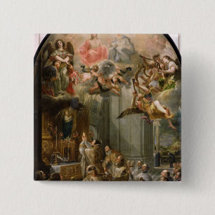 Masse für den Auftrag von Trinitarians, 1666 Button